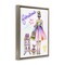 Stupell Industries Fabulous Girl & Dog Floating Frame, design by Jess Stempel